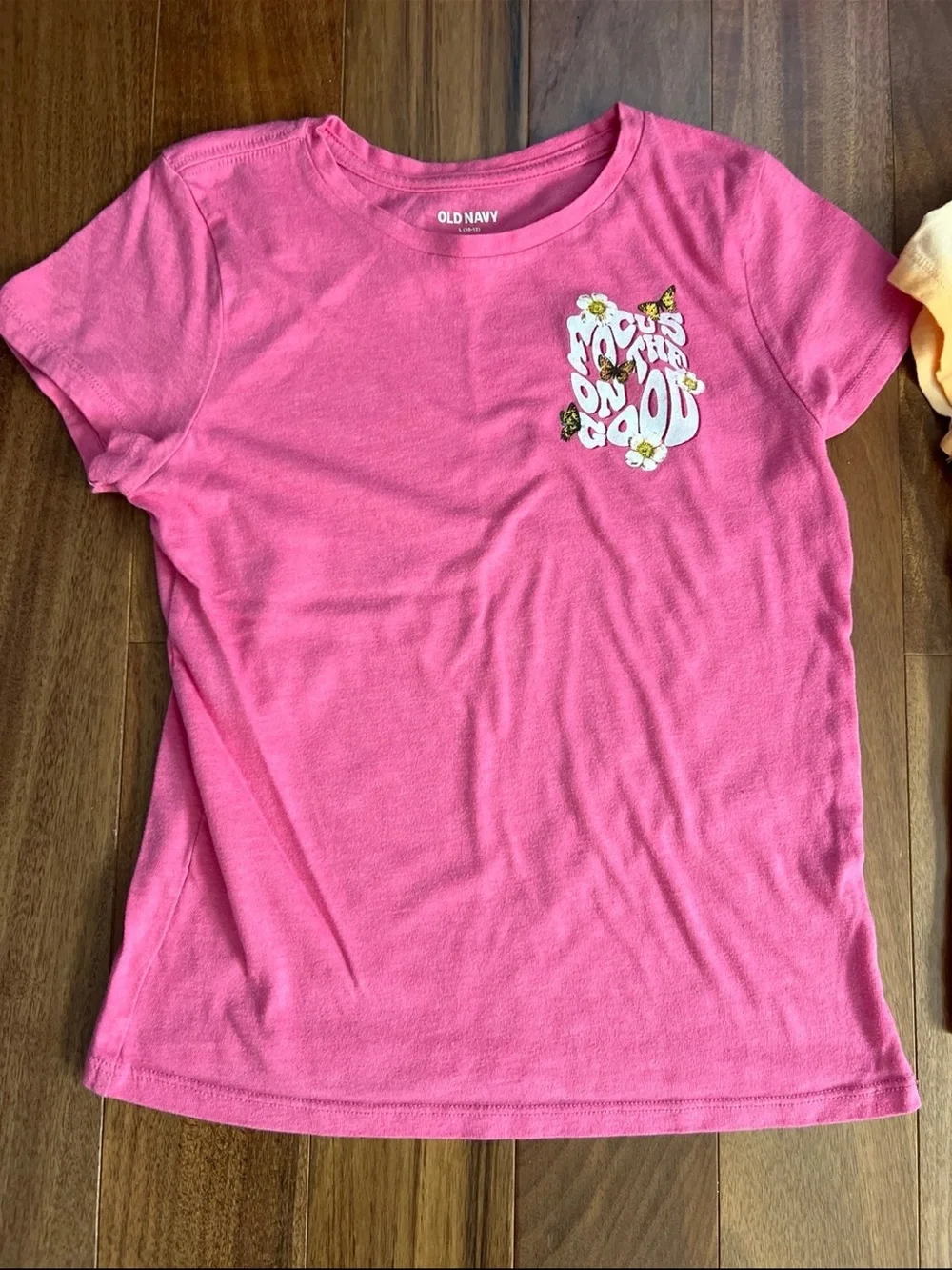 Old Navy Girls' Pink Short-Sleeve Graphic Tee